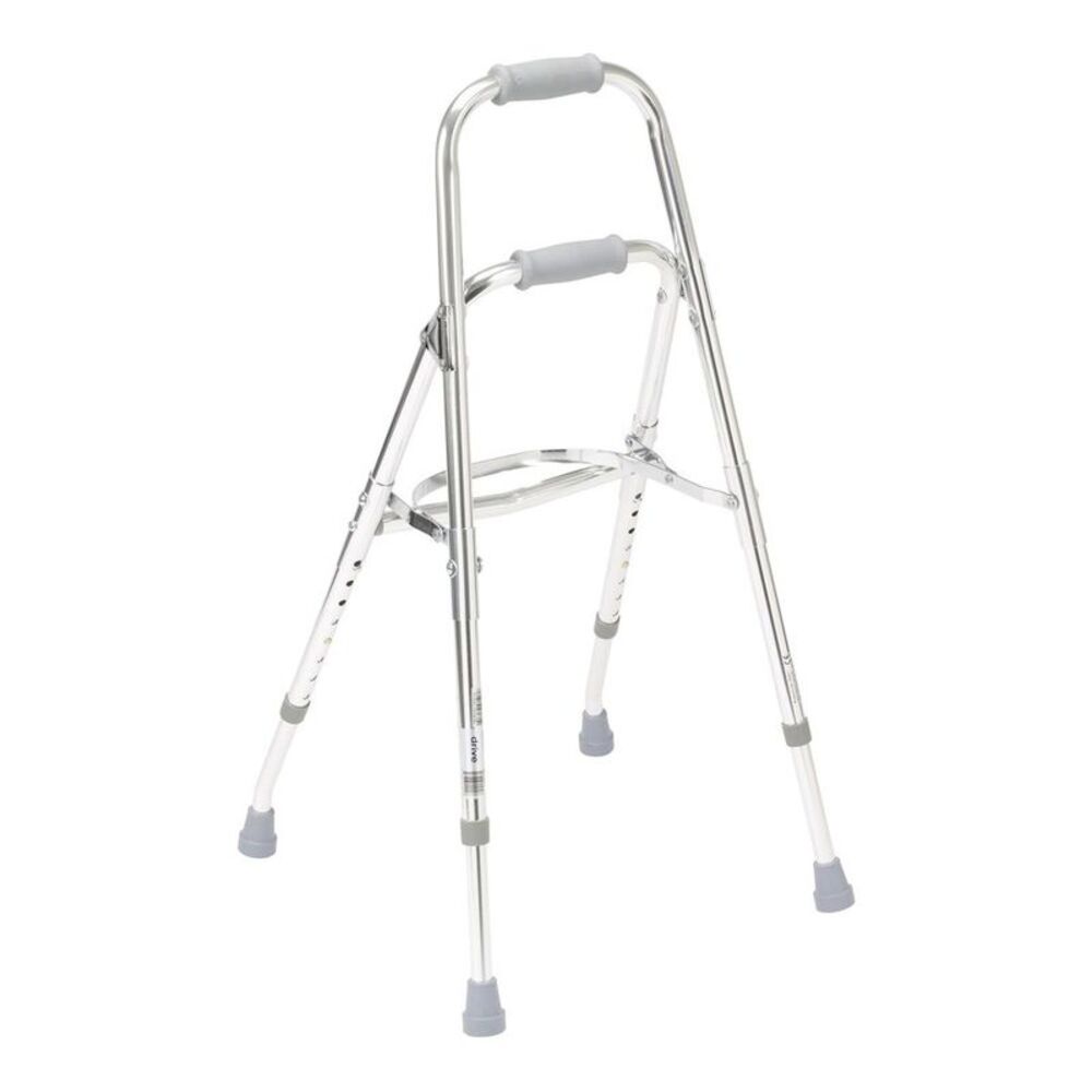 Open Box - Drive Medical - Drive Hemi Side Step Folding Walker, One Arm Walker,
